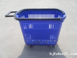 拉杆式购物篮